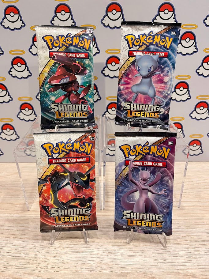 Shining Legends Booster Pack Art Set (x4)