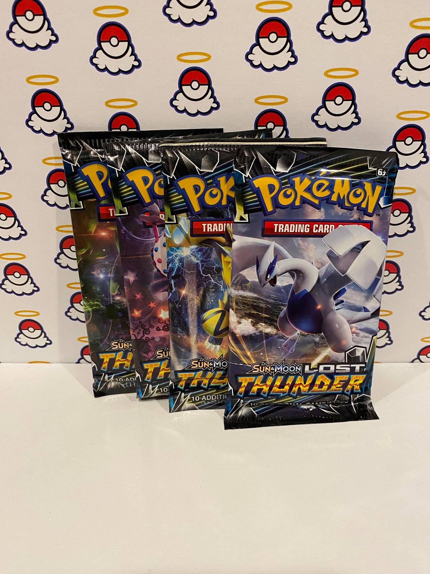 Lost Thunder Booster Pack Art Set (x4)